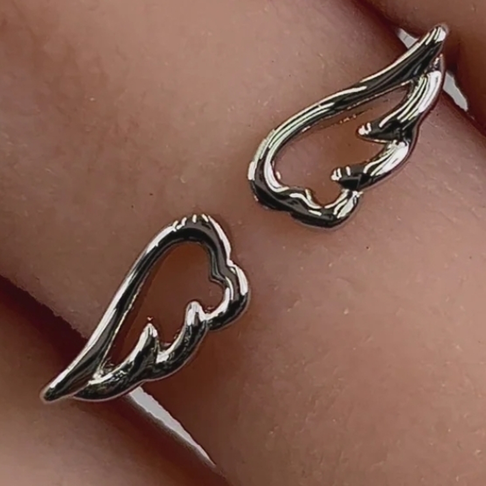 Silver Wing Earrings 925